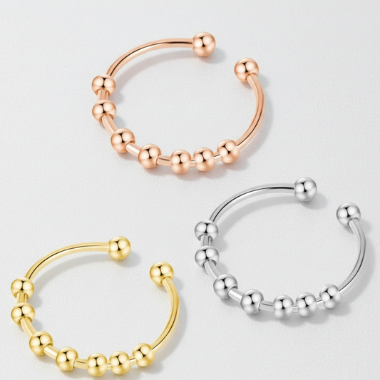 fidget ring, anxiety ring, spinner ring, worry ring, fidget jewelry, fidget ring for anxiety, spinning anxiety ring, anti-anxiety ring, stress relief ring, fidget ring for stress