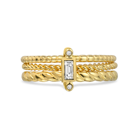 Celeste YGV Meditation Ring, Gold Fidget Ring