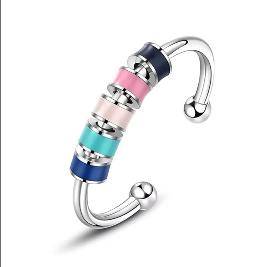 fidget ring, anxiety ring, spinner ring, worry ring, fidget jewelry, fidget ring for anxiety, spinning anxiety ring, anti-anxiety ring, stress relief ring, fidget ring for stress