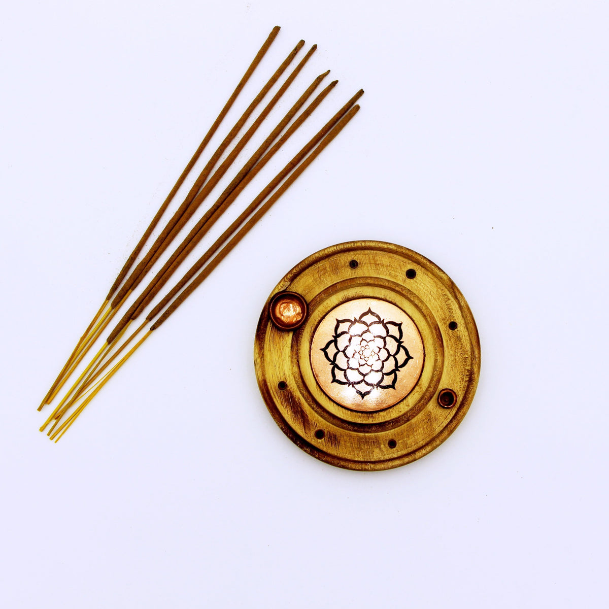 wood incense holder, cone incense holder, stick and cone incense holder, lotus incense burner, lotus incense plate, 