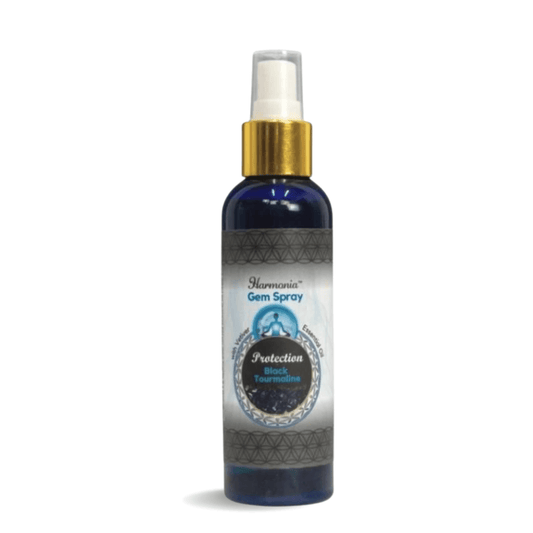 Black Tourmaline Vetiver Crystal Wellness Spray for Guidance photographed against a neutral background