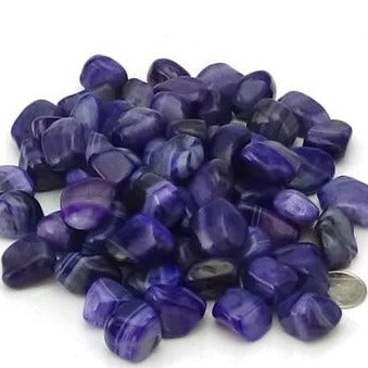 Purple agate stone on sale