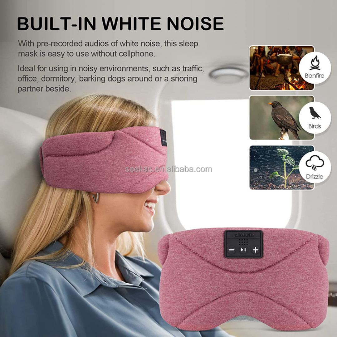 Bluetooth Sleep Mask with Timer &amp; White Noise