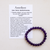 amethyst bracelet, amethyst jewelry, amethyst beads, amethyst beaded bracelet, amethyst anxiety