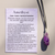 Amethyst Necklace is the perfect gemstone jewelry for stress relief, anxiety relief, and emotional balance, as it uses the best healing crystals for anxiety, making it great for spiritual gifts.