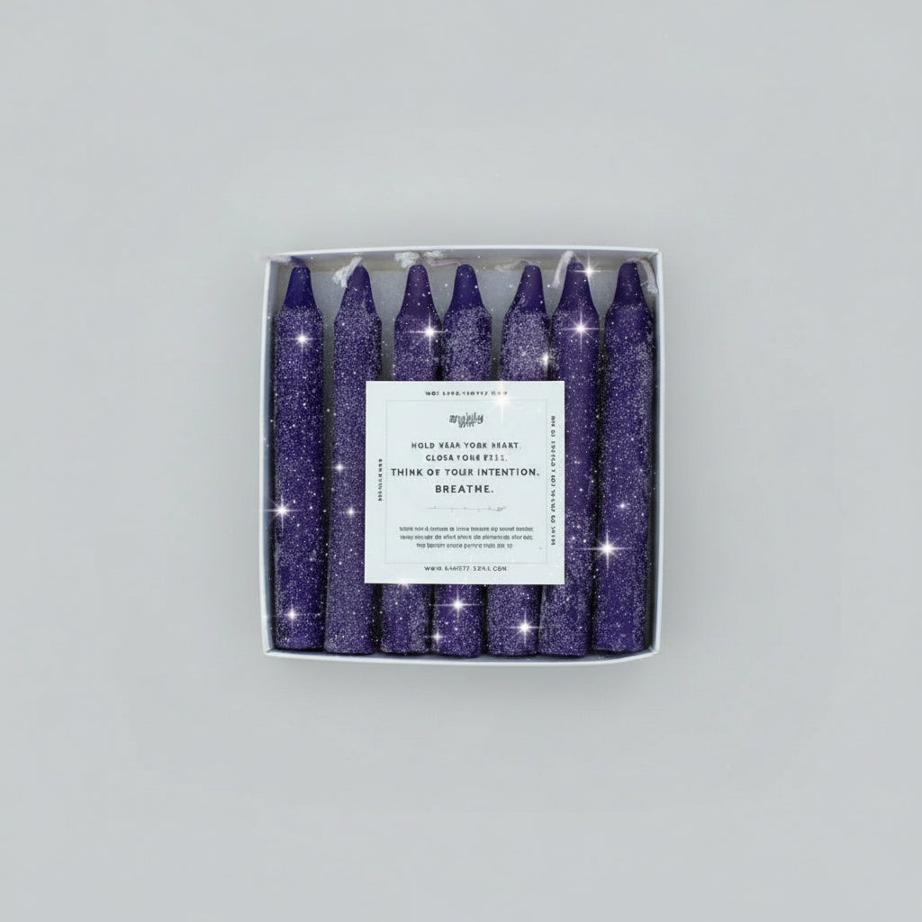 spell candles for rituals and intentions, pillar candles for spiritual healing, chakra ritual candle set, handmade witchcraft candles, colored candles for spellwork and magic
