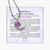 Crescent Moon Necklace in Amethyst, Rose Quartz, and Clear Quartz crystals, healing crystal moon pendant for love, clarity, and anxiety relief, gemstone crescent moon jewelry for women and men, rose quartz necklace for self-love, amethyst necklace for stress and spiritual balance, clear quartz necklace for manifestation and healing, spiritual moon jewelry gift, crystal pendant necklace for chakra healing and mindfulness