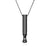 Stainless steel breathing whistle necklace for anxiety relief and mindful exhaling
