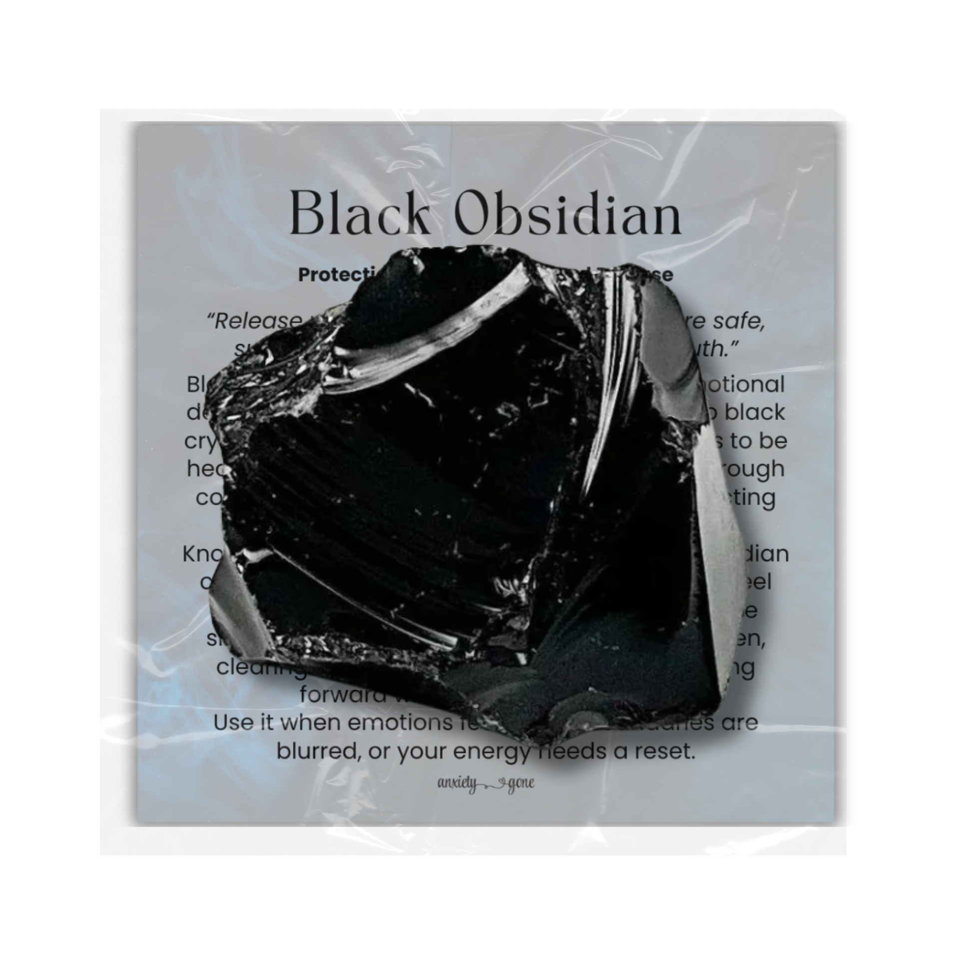Large Black Obsidian Chunk 3–5 inches, raw black volcanic glass crystal for protection and grounding, natural obsidian gemstone for stress relief and energy cleansing, powerful black obsidian stone for emotional healing and release, genuine obsidian meditation crystal for mindfulness and reiki, black obsidian display piece for home décor and spiritual balance, protective black obsidian crystal gift for women and men