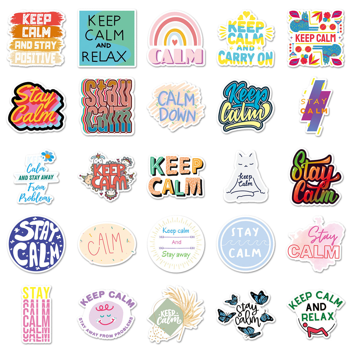 mental health stickers pack with positive affirmations and anxiety relief quotes, 55PCS vinyl anxiety stickers with self care messages and therapy support, motivational stickers for mental health journaling, laptops, and planners, uplifting waterproof mental health stickers for depression and anxiety support, cute cartoon-style mental health awareness sticker bundle for teens and adults, eco-friendly PVC mental health stickers for students and therapists, aesthetic mental health planner stickers with daily 