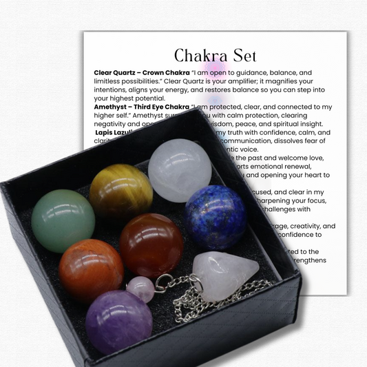 7-Piece Chakra Stone Set, healing crystals for chakra balancing and meditation, polished chakra stones kit with clear quartz, amethyst, sodalite, green aventurine, yellow jade, carnelian, and red jasper, spiritual crystal set for energy healing, mindfulness, and stress relief, chakra gemstone gift set for women and men, chakra crystals for yoga and reiki practice