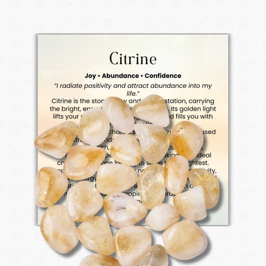 Citrine Tumbled Stone 1–2 inches, polished yellow healing crystal for joy and abundance, citrine gemstone for confidence and positivity, natural citrine pocket stone for meditation and manifestation, golden citrine crystal for prosperity and stress relief, genuine citrine tumbled gemstone for energy healing and balance, spiritual citrine gift for women and men, citrine crystal for creativity and motivation