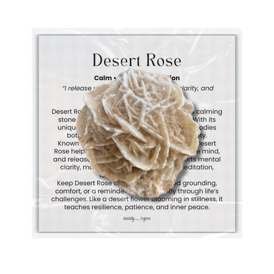 Desert Rose Crystal 2–3 inches, natural selenite rose healing stone for calm and clarity, desert rose gemstone for grounding and protection, raw desert rose crystal for stress relief and mindfulness, genuine desert rose mineral for meditation and spiritual balance, gypsum rose crystal for energy cleansing and emotional healing, desert rose crystal gift for women and men