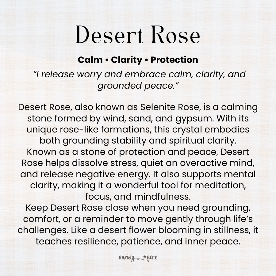 Desert Rose Crystal 2–3 inches, natural selenite rose healing stone for calm and clarity, desert rose gemstone for grounding and protection, raw desert rose crystal for stress relief and mindfulness, genuine desert rose mineral for meditation and spiritual balance, gypsum rose crystal for energy cleansing and emotional healing, desert rose crystal gift for women and men