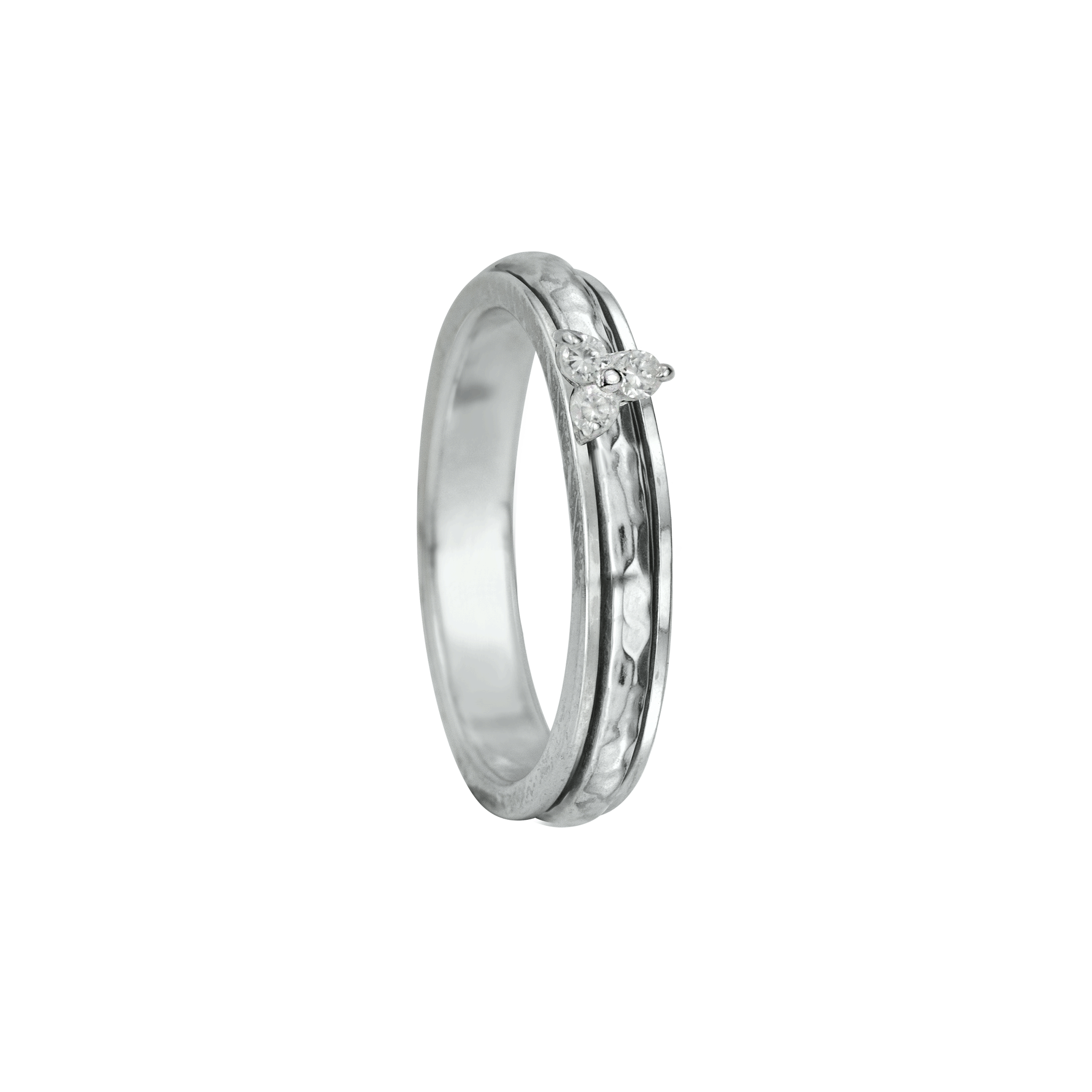 Sterling Silver Meditation Ring | Spinning Anxiety Ring – Anxiety Gone