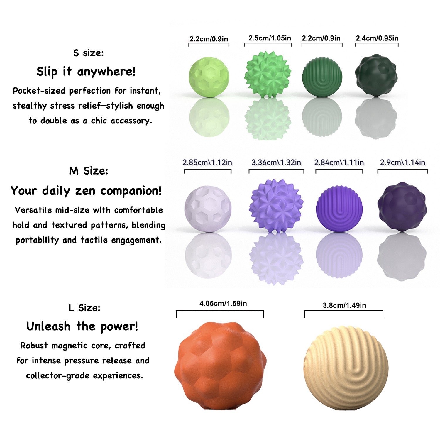 Magnetic fidget balls for adults, ADHD, stress relief, anti-stress magnetic balls, magnet balls fidget toy set