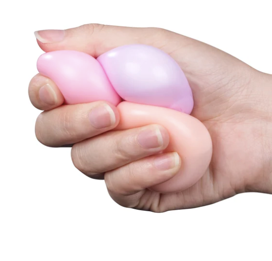 Toysmith Gid Smoosh N Stick Spheres, glow-in-the-dark sensory orbs, fidget toys for kids, stress relief squishy balls, mess-free sensory play.