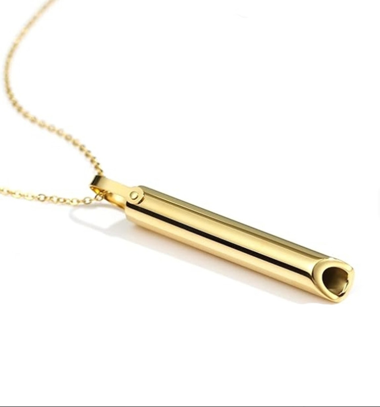 CalmWhistle anxiety breathing tool for stress relief, breathwork whistle for anxiety, panic attack support, mindful breathing tool, breath trainer for emotional regulation, portable exhale resistance tool, nervous system calming aid, breathing tool for ADHD and anxiety