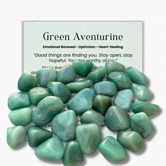 Large Green Aventurine Tumbled Stone 1–2 inches, polished green healing crystal for luck and prosperity, aventurine gemstone for emotional healing and balance, natural green aventurine pocket stone for meditation and mindfulness, calming crystal for stress relief and self-love, genuine aventurine crystal for abundance and new beginnings, green aventurine stone gift for women and men, tumbled gemstone for confidence and spiritual growth