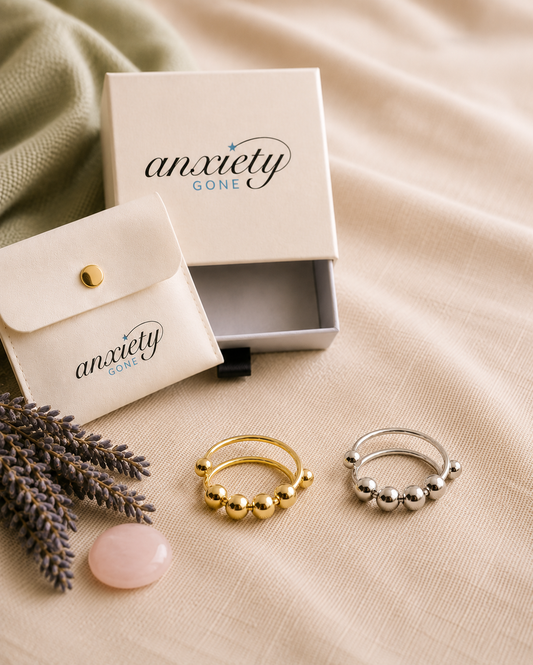 Adjustable fidget rings for kids and adults