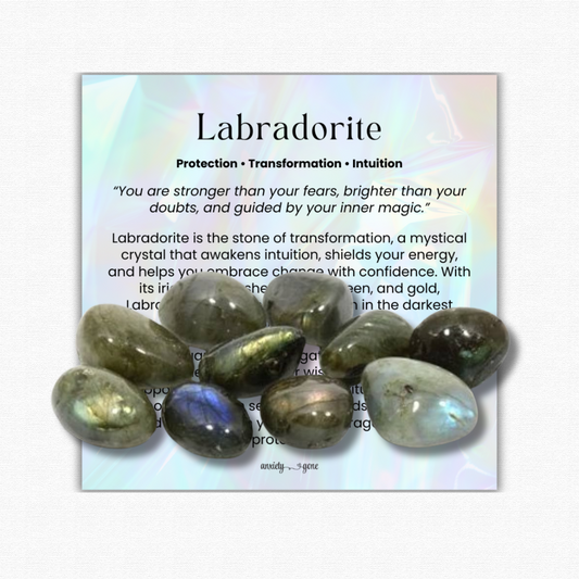 Labradorite Tumbled Stone 1–2 inches, polished iridescent healing crystal for protection and intuition, labradorite gemstone for transformation and spiritual growth, natural labradorite pocket stone for meditation and mindfulness, shimmering labradorite calming crystal for stress relief, genuine labradorite stone with flashes of blue green gold, tumbled gemstone for energy healing and creativity, labradorite crystal gift for women and men