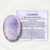 Lepidolite Worry Stone, purple calming crystal for anxiety and stress relief, lepidolite pocket stone for meditation and mindfulness, healing crystal for sleep support and relaxation, polished lepidolite thumb stone for grounding and emotional balance, stress relief crystal gift for women and men, purple gemstone worry stone for self-care and emotional healing