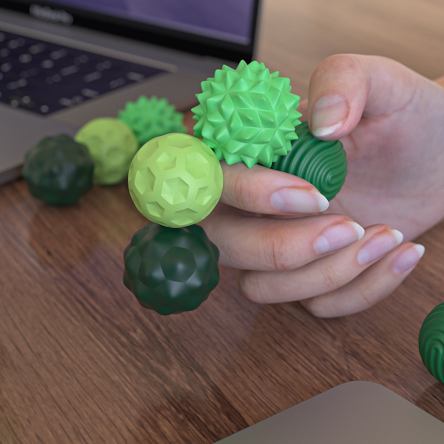 Magnetic fidget balls for adults, ADHD, stress relief, anti-stress magnetic balls, magnet balls fidget toy set