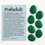 Polished malachite worry stone for emotional healing, transformation, and protection – natural thumb stone with info card for anxiety and stress relief