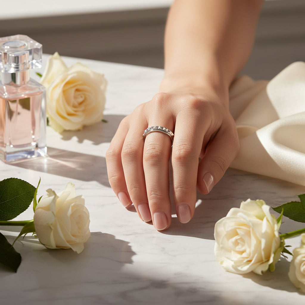 fidget ring, anxiety ring, spinner ring, worry ring, fidget jewelry, fidget ring for anxiety, spinning anxiety ring, anti-anxiety ring, stress relief ring, fidget ring for stress, fidget ring for adults, fidget ring for kids, fidget ring for women, fidget ring for men, discreet fidget ring, fidget ring for focus, fidget ring for work, calming ring for anxiety, ring to reduce stress, mental health support jewelry, stainless steel fidget ring, sterling silver fidget ring, gold spinner ring, minimalist fidget 