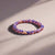 Purple Emperor Stone Quartz Bracelet for tranquility, confidence, and peace.