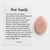 Polished rose quartz worry stone for self-love, anxiety relief, and emotional healing – natural thumb stone with info card