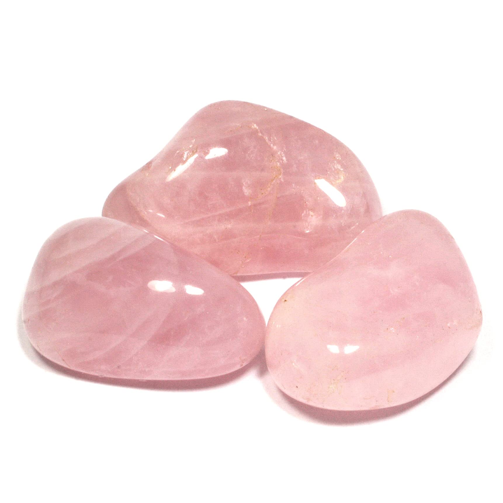 Medium Rose Quartz Tumbled Stone 1–2 inches, polished pink healing crystal for love and self-care, rose quartz pocket stone for stress relief and emotional healing, genuine rose quartz crystal for meditation and heart chakra balance, natural pink gemstone gift for women and men