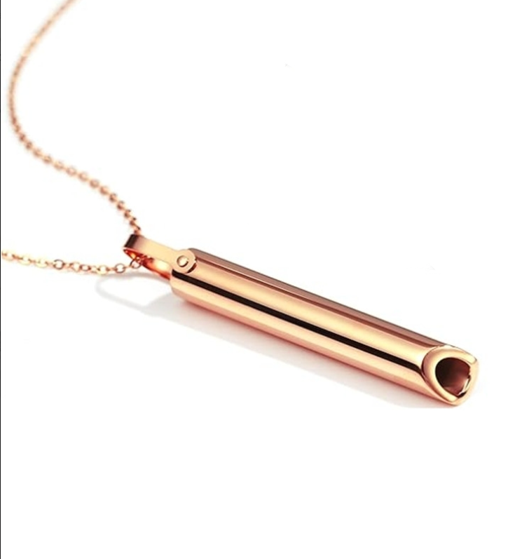 CalmWhistle anxiety breathing tool for stress relief, breathwork whistle for anxiety, panic attack support, mindful breathing tool, breath trainer for emotional regulation, portable exhale resistance tool, nervous system calming aid, breathing tool for ADHD and anxiety