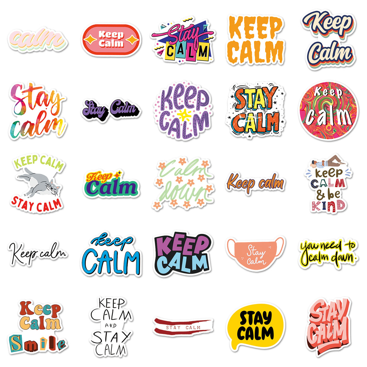 mental health stickers pack with positive affirmations and anxiety relief quotes, 55PCS vinyl anxiety stickers with self care messages and therapy support, motivational stickers for mental health journaling, laptops, and planners, uplifting waterproof mental health stickers for depression and anxiety support, cute cartoon-style mental health awareness sticker bundle for teens and adults, eco-friendly PVC mental health stickers for students and therapists, aesthetic mental health planner stickers with daily 