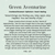 Green Aventurine worry stone for anxiety relief, emotional healing, and luck – polished oval thumb stone with info card for stress relief and positivity