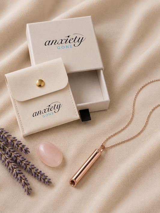 Breathing necklace for women and men in gol
