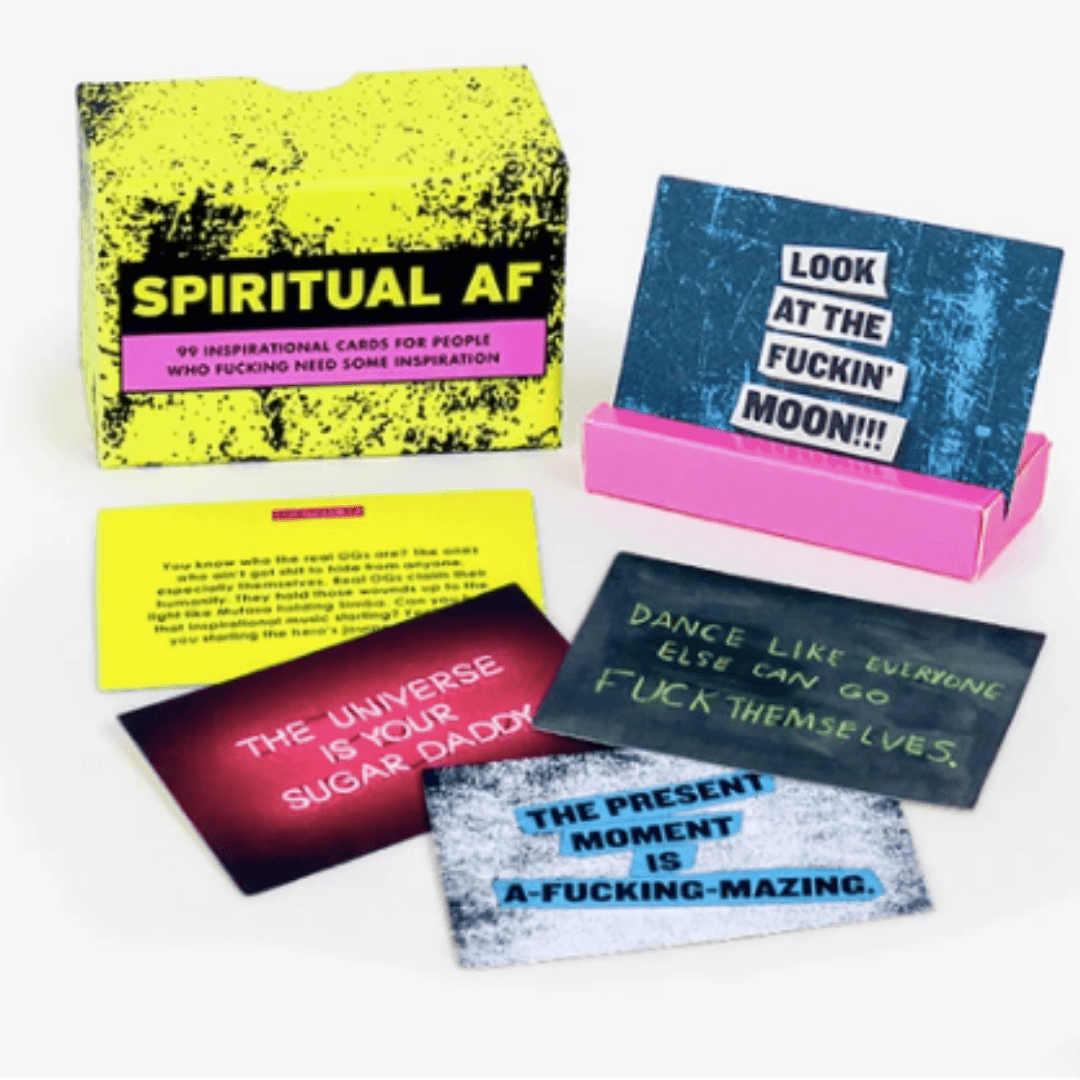 spiritual affirmation cards, spiritual oracle cards, spiritual affirmation deck, spiritual deck, spiritual AF cards, Spiritual AF deck, affirmations for spirituality, spiritual affirmations, spiritual oracle deck