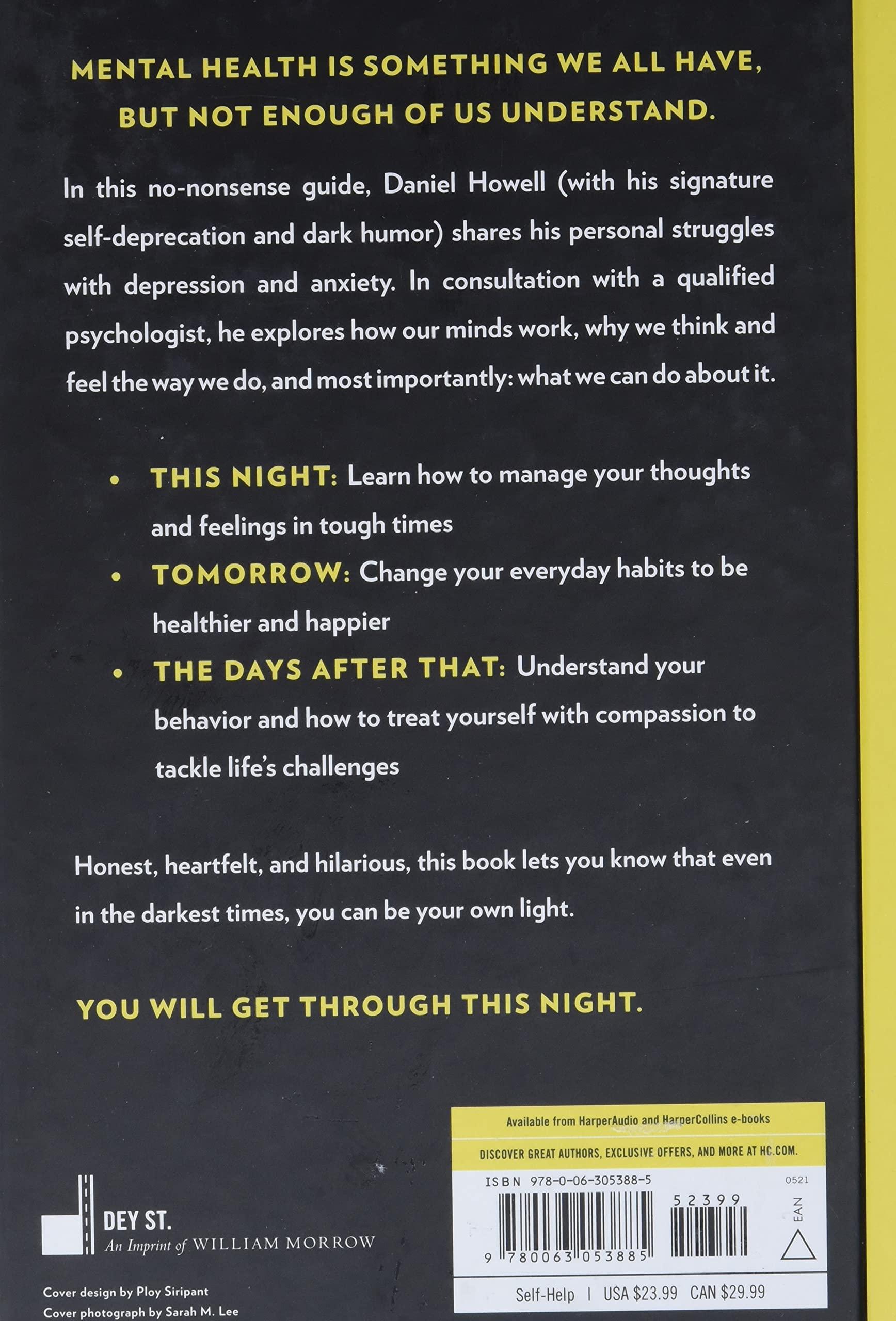 self help books, books for mental health, mental health books, self help mental health, self therapy books, helpful books for teens, books for mental illness, you will get through this night, daniel howell