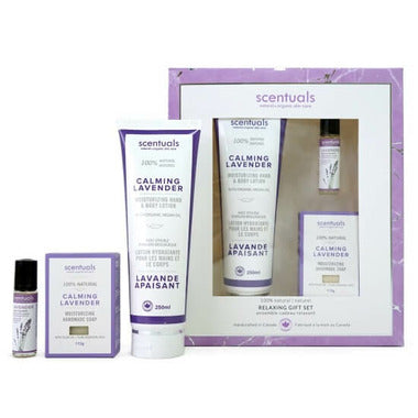 lavender gift set, lavender set, lavender essential oil, lavender spa set, lavender lotion, lavender spray
