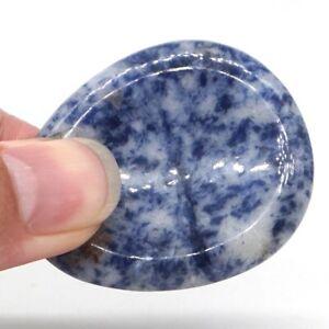 Blue Spot Jasper Worry Stone, a blue spot jasper worry stone for thumb