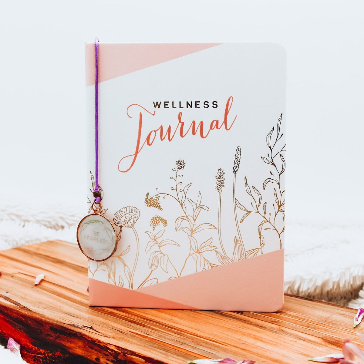 wellness journal, wellness diary, wellness gift set, calming gift ideas, relaxation items, undated wellness journal, mental wellness journal