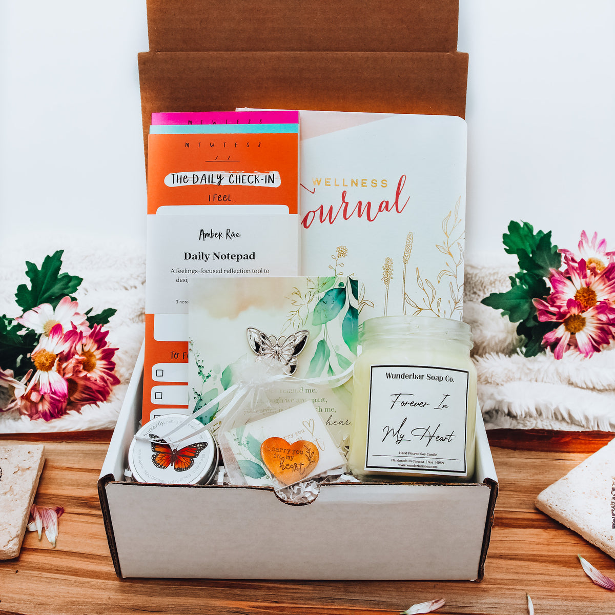 grief gift set, grief gift box, bereavement gift ideas, thinking of you gifts, wellness boxes, wellness kits, grief box, 