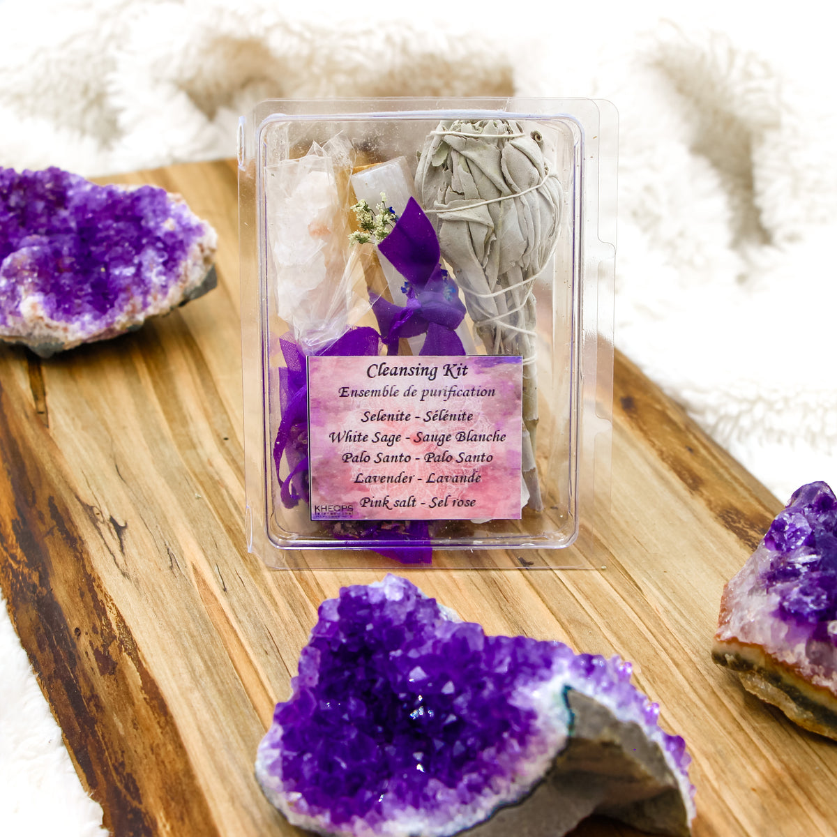 smudging kit, sage bundle, smudge kit, smudge set, beginners smudge, how to smudge, what do I need to smudge, tools for smudging, space clearing, energy clearing, smudging kits, crystal kits