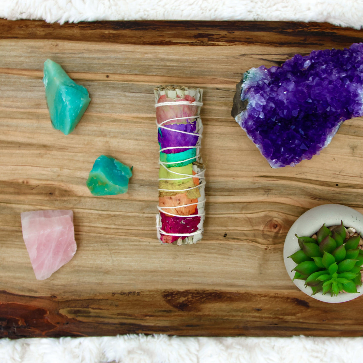 white sage, smudge bundle, sage bundle, 7 chakra sage bundle, 7 chakra smudge, smudging bundles, smoke cleanse, 