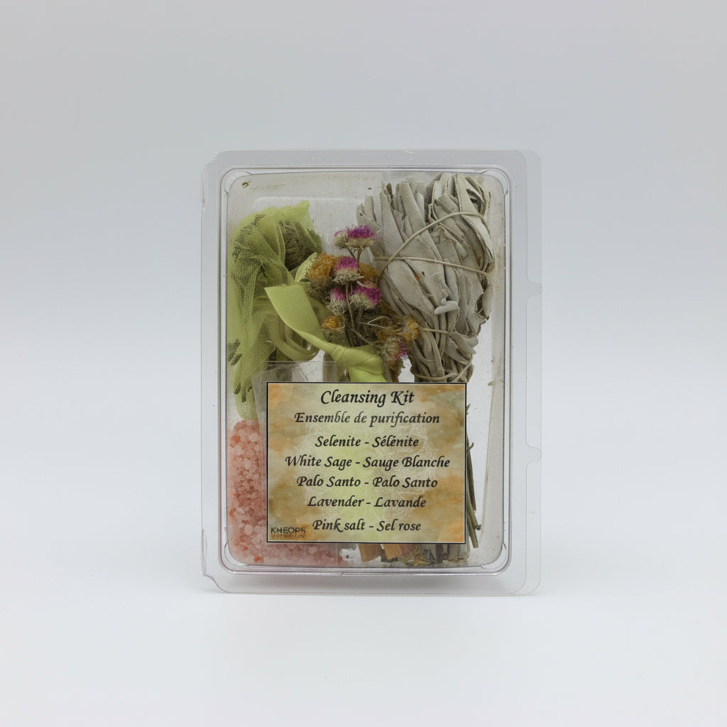 smudging kit, sage bundle, smudge kit, smudge set, beginners smudge, how to smudge, what do I need to smudge, tools for smudging, space clearing, energy clearing, smudging kits, crystal kits