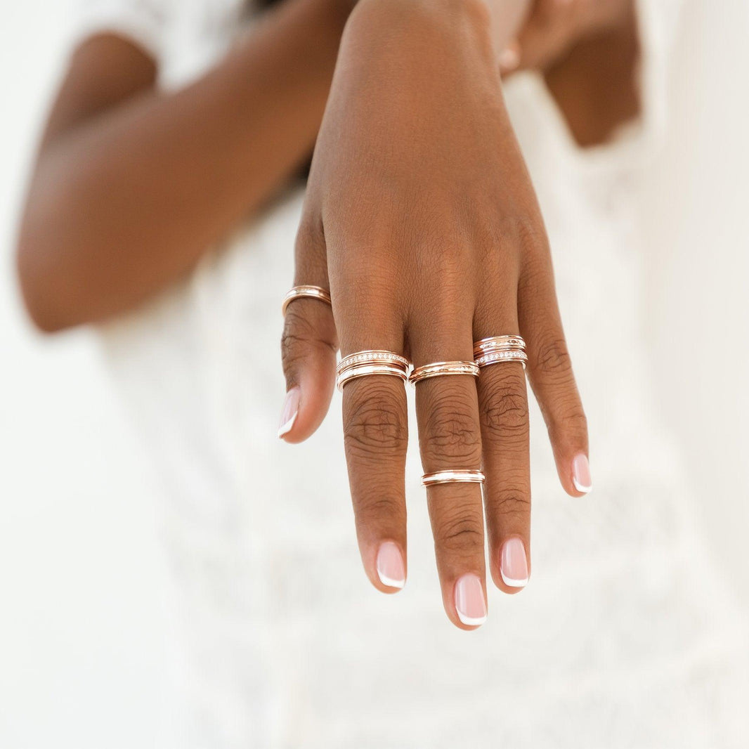 High Quality Fidget Rings Canada | Anxiety Rings Jewelry – Anxiety Gone