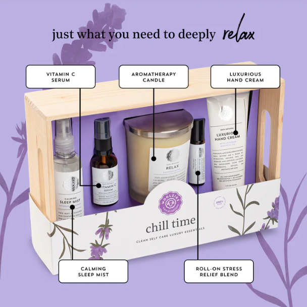 Chill Time Self Care Luxury Essentials Gift Box