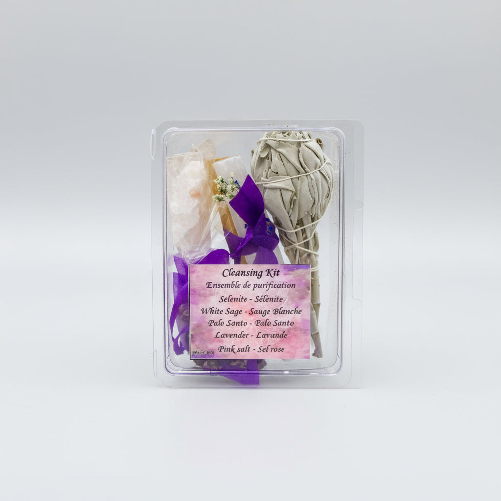 smudging kit, sage bundle, smudge kit, smudge set, beginners smudge, how to smudge, what do I need to smudge, tools for smudging, space clearing, energy clearing, smudging kits, crystal kits