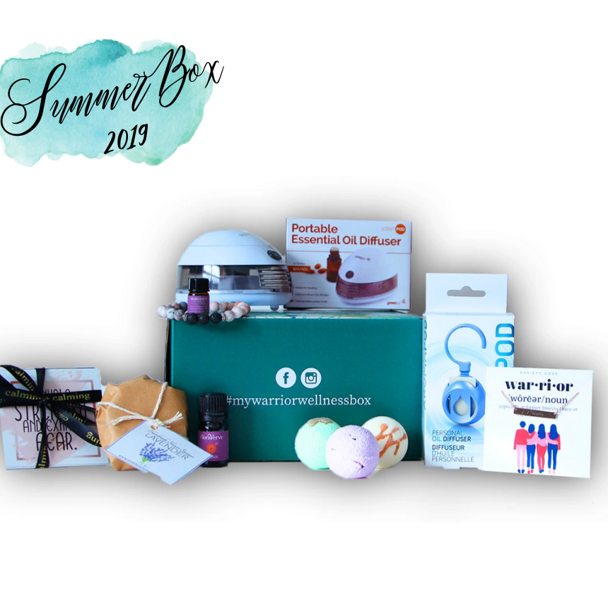 calm box, warrior wellness, anxiety subscription box, subscription box for anxiety, mental health box, calm box, mental health gift box, canadian subscription boxes