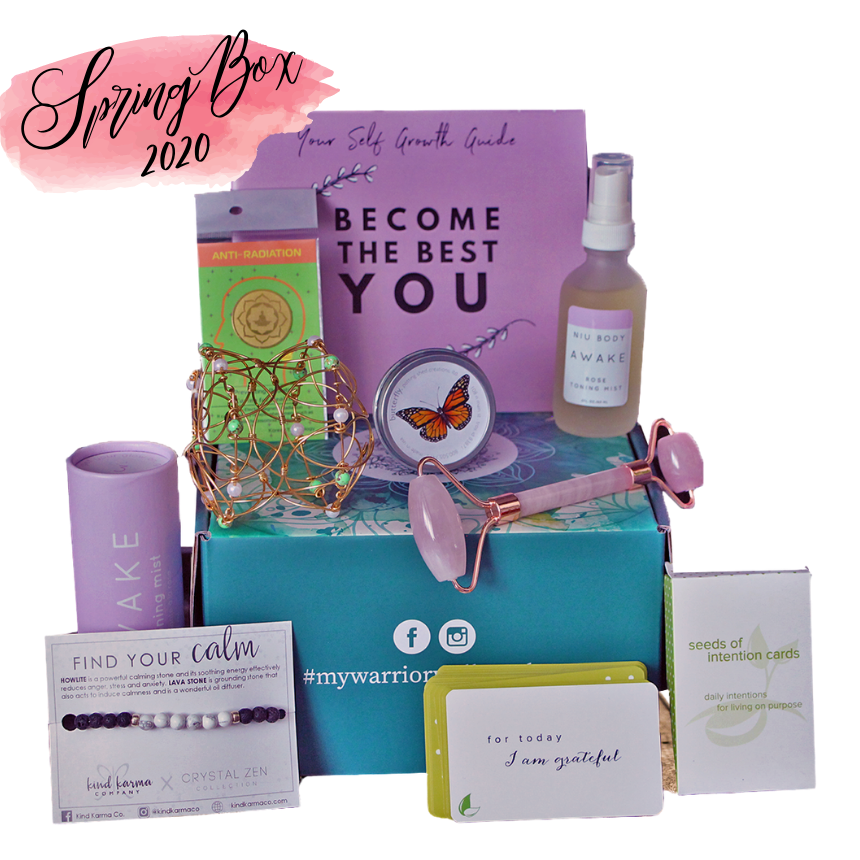 calm box, warrior wellness, anxiety subscription box, subscription box for anxiety, mental health box, calm box, mental health gift box, canadian subscription boxes